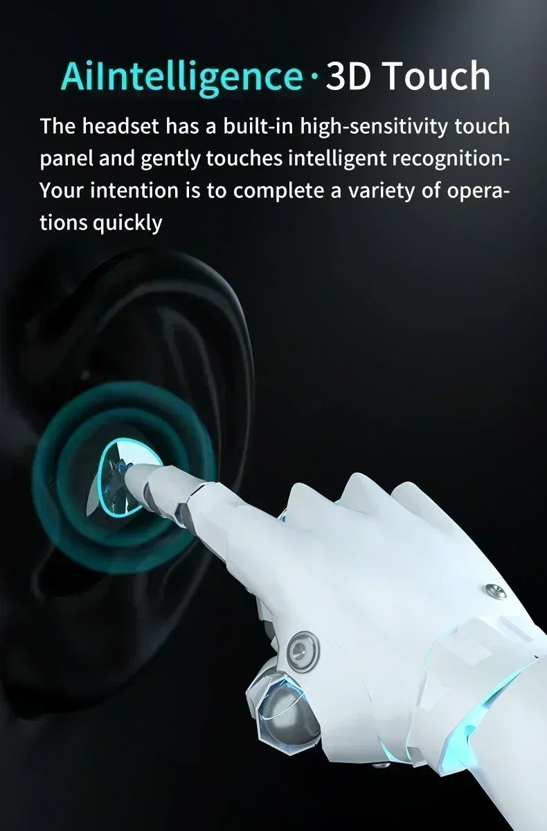 M10 Wireless Bluetooth Earbuds – Waterproof TWS Sport Headset with Noise Cancellation
