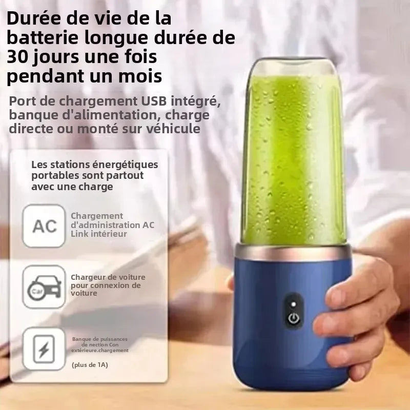 Portable USB Blender – Mini Travel Smoothie & Juicer Cup