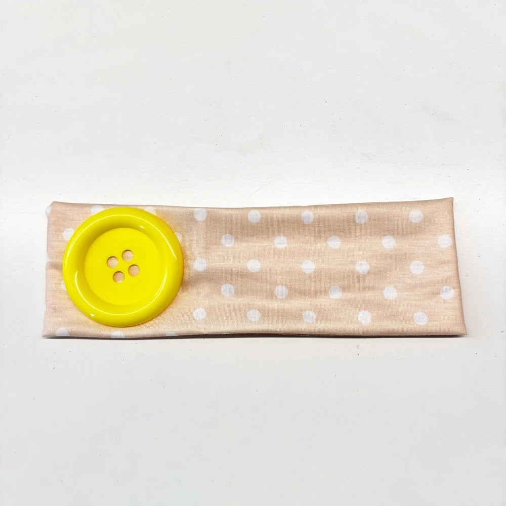Y2K Retro Boho Wide Headbands – Stretch Dot Hair Accessories for Women | Yoga & Daily Wear
