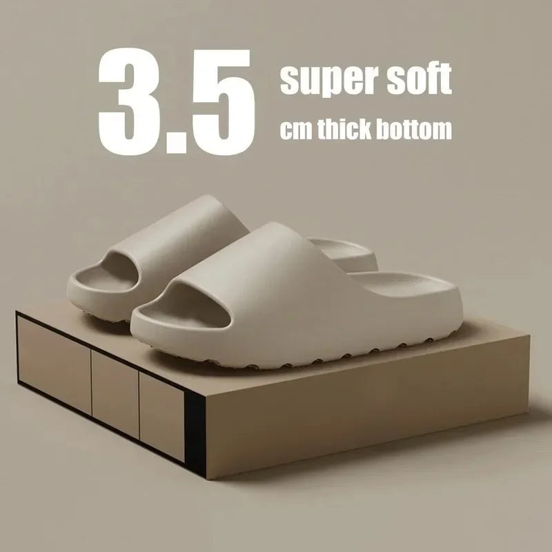 EVA Cloud Slippers – Thick-Soled Beach Sandals for Men & Women