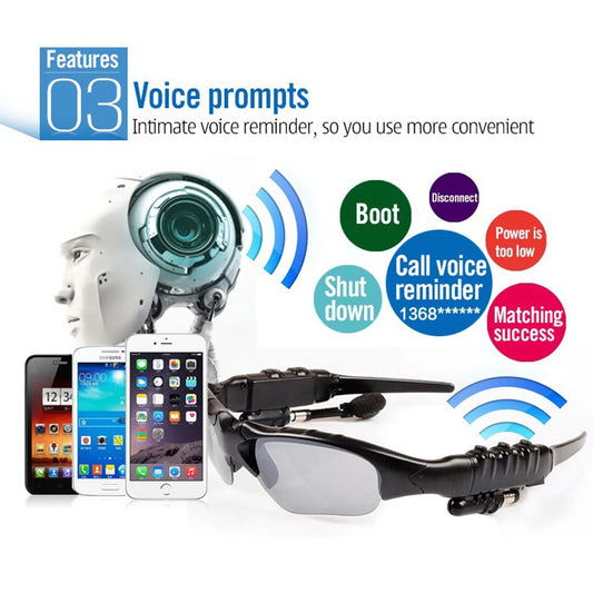 Bluetooth Smart Glasses – Wireless Headset with UV & Polarized Lenses