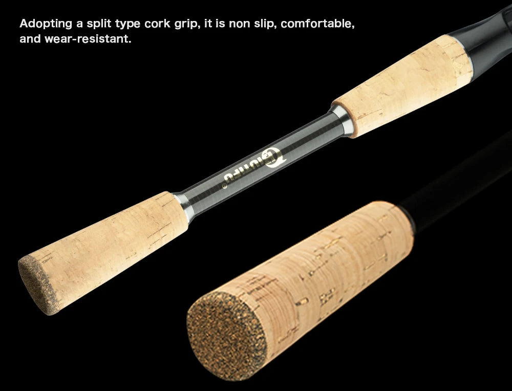 BIUTIFU Carbon Fishing Rod – Ultralight Spinning & Casting Lure Rod