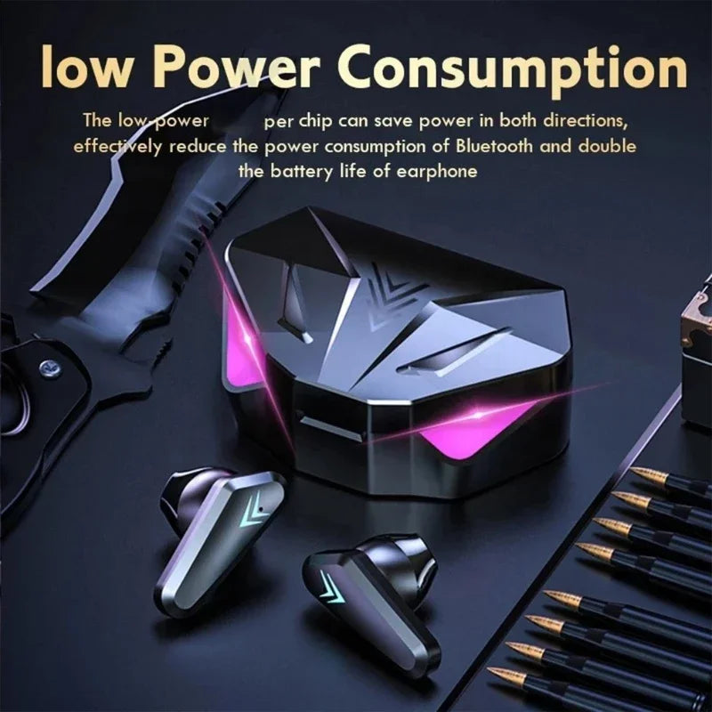 X15 TWS Wireless Earbuds – Noise Cancelling Bluetooth Headset with Mic & LED Display