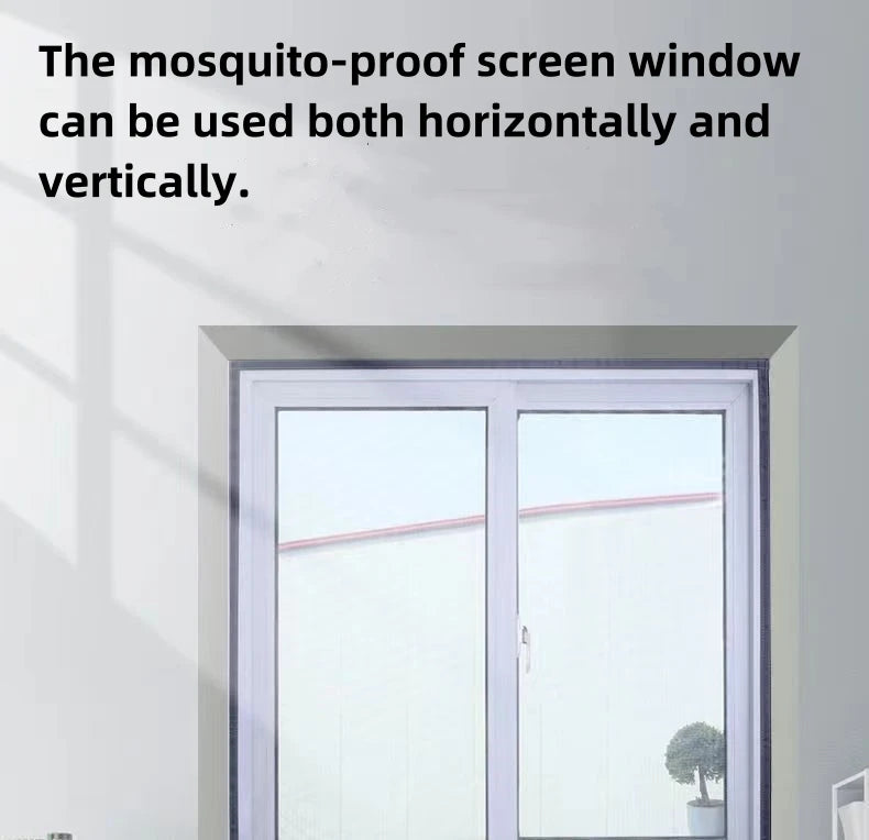 Mosquito-Proof Window & Door Screen – Custom Size Mesh Net (White)