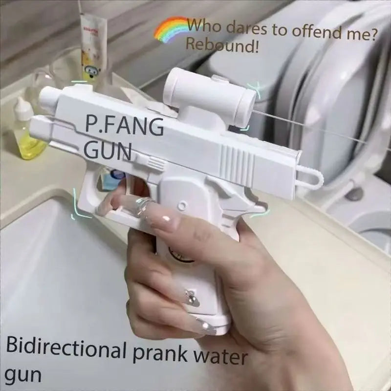 Double-Sided Reverse Water Gun – Summer Prank Toy for Kids & Adults