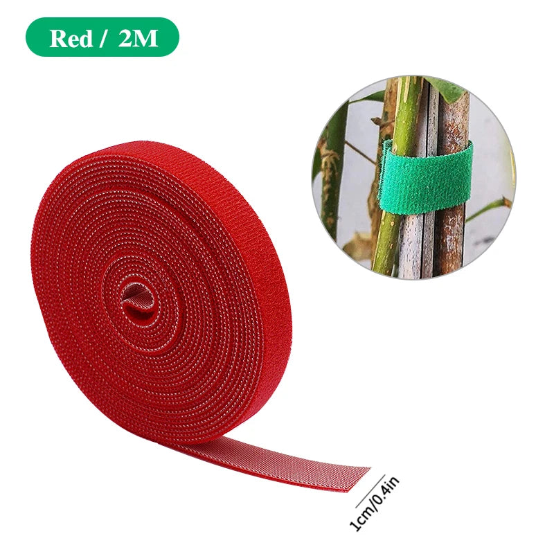Garden Twine Plant Ties – 3 Rolls Nylon Support Wrap (Multi-Color)