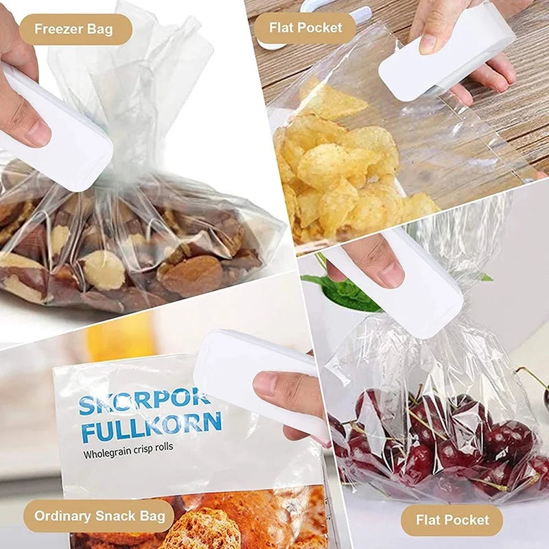 Mini Bag Sealer Machine – Portable Heat Sealer for Food & Snack Storage