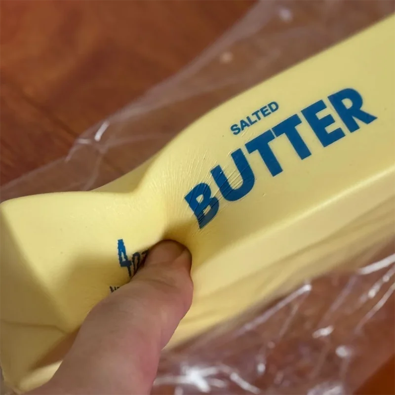 Squishy Butter Stick Fidget Toy — Cheese Shape Stress Relief & Anxiety Squeeze Toy