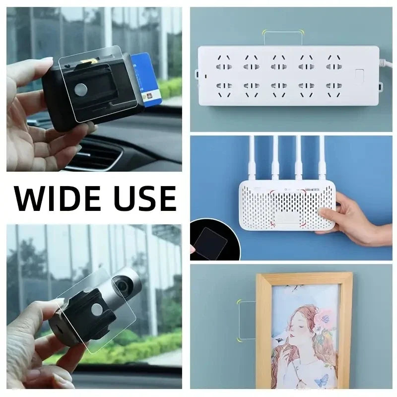Ultra-Strong Nano Double Sided Tape — Waterproof Transparent Wall Stickers (10–50pcs)