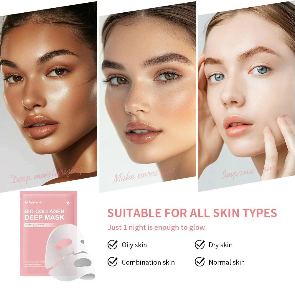 Bio Collagen Real Deep Hydrogel Face Mask – Anti-Wrinkle Overnight Sleeping Mask