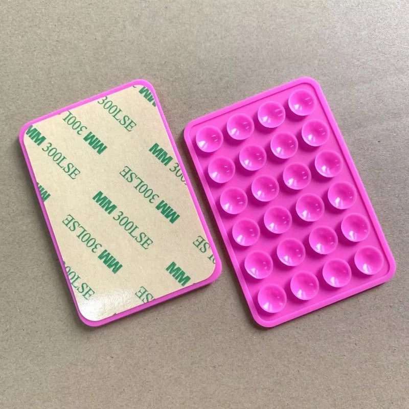 Silicone Suction Cup Phone Case — Anti-Slip Mount Holder (4 Colors)