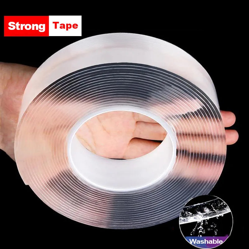 Nano Tape — Super Strong Double-Sided Adhesive Tape (Reusable & Waterproof)