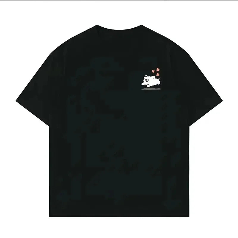 Hello Kitty Y2K Cartoon T-Shirt — Loose Fit Casual Summer Cotton Top