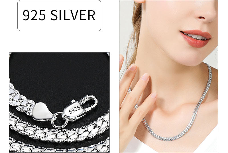 18K Gold & Silver Plated Chain Necklace for Women – Multiple Lengths