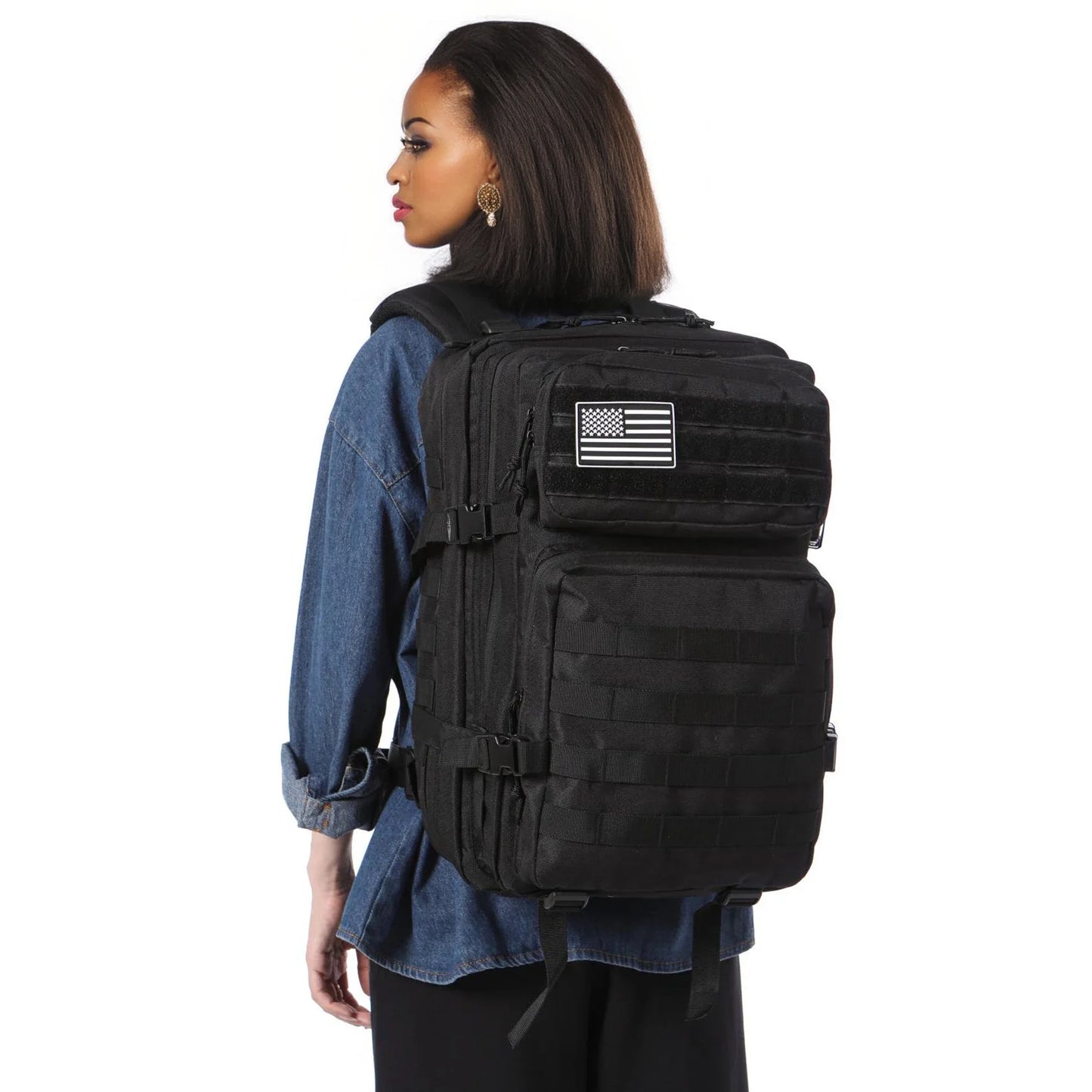 25L/50L Tactical Molle Backpack – Outdoor Hiking, Camping & Trekking Bag
