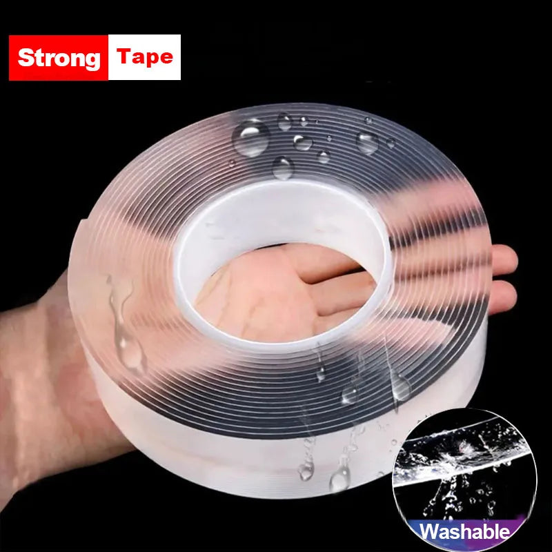 Nano Tape — Super Strong Double-Sided Adhesive Tape (Reusable & Waterproof)