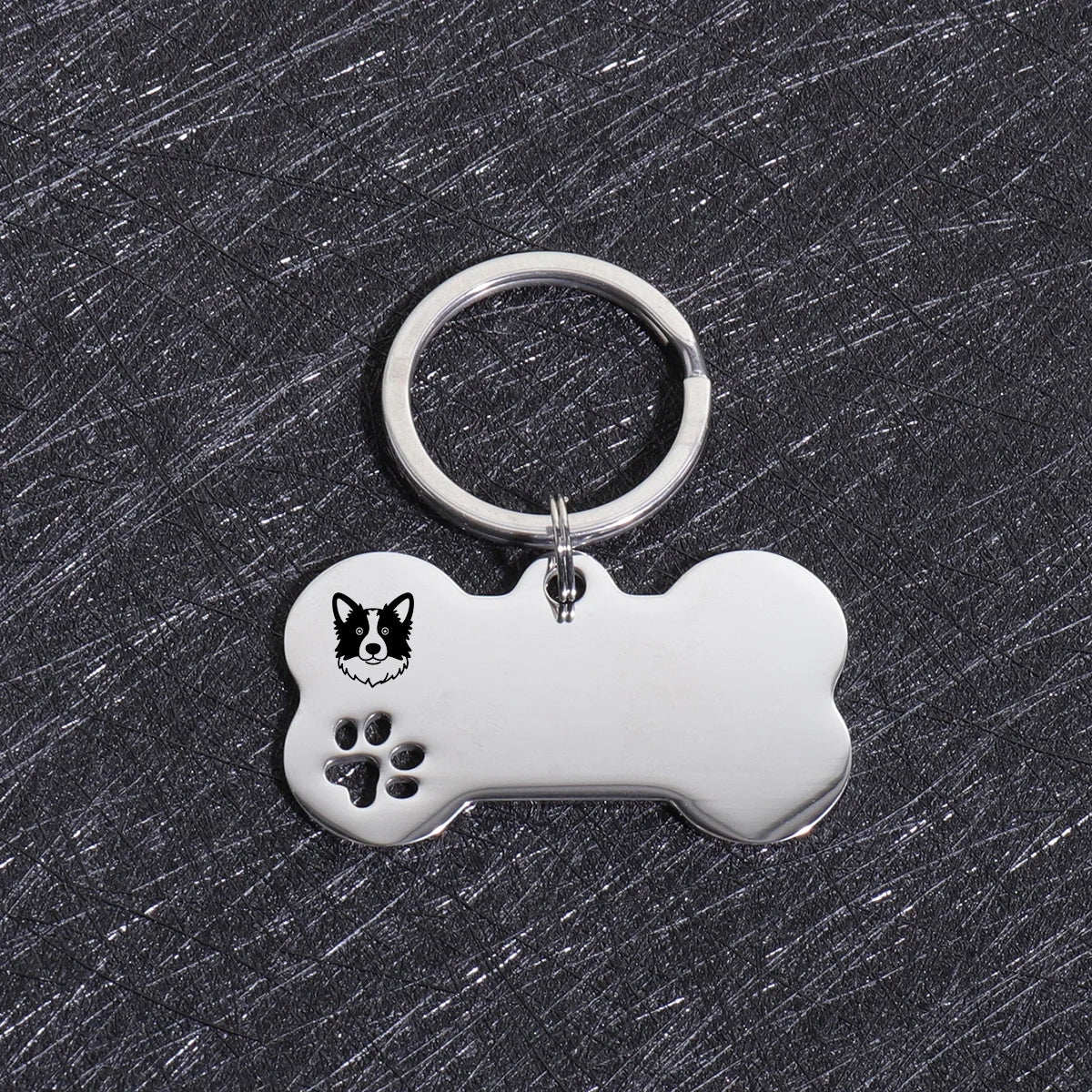 Personalized Dog & Cat ID Tags | Bone Shape | Laser Engraved Custom Name & Address