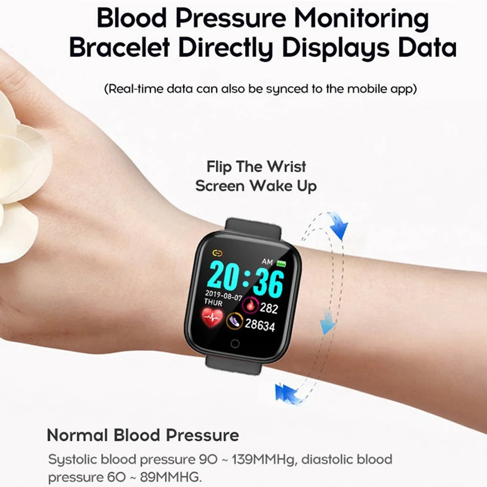 Smart Watch – Fitness Tracker with Heart Rate, Sleep & Blood Pressure Monitor