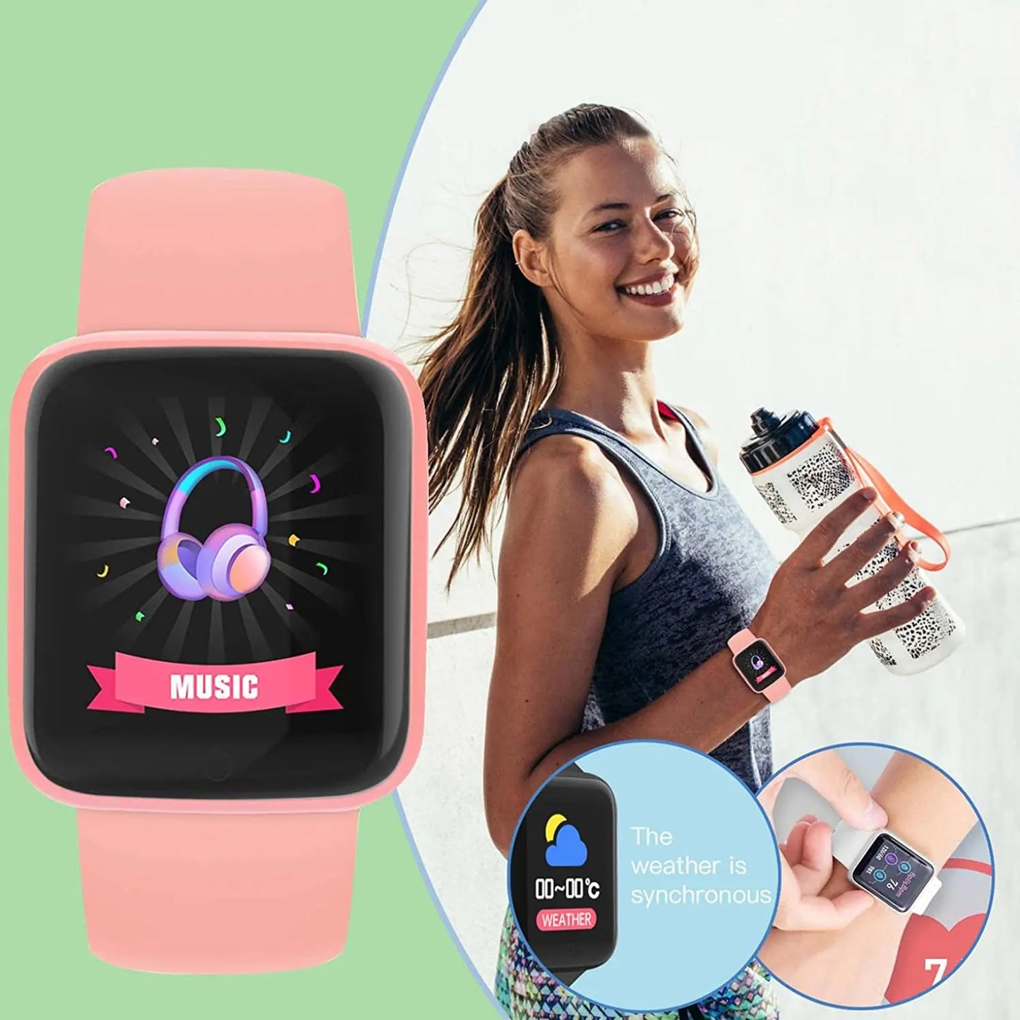 Smart Watch – Fitness Tracker with Heart Rate, Sleep & Blood Pressure Monitor