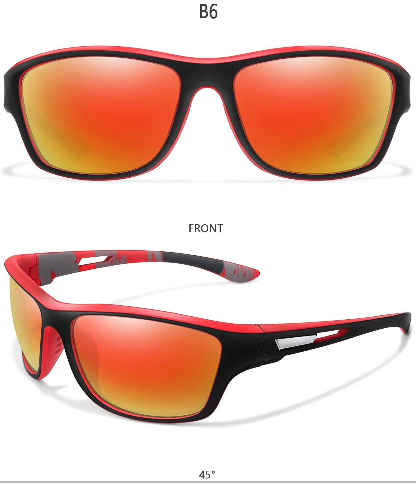 Men's Polarized Sunglasses – UV400 TAC Lens for Fishing, Cycling & Driving