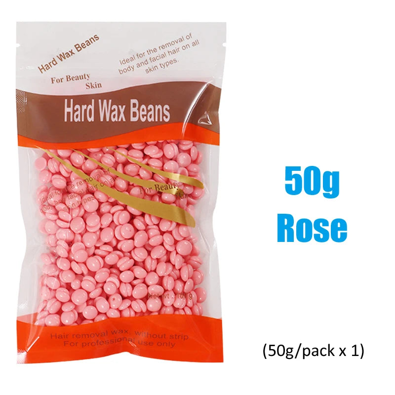 Hard Wax Beans for Hair Removal – Brazilian & Body Waxing (50g/200g/500g)