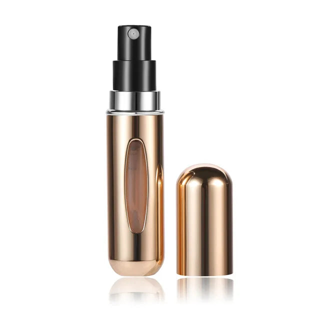 Mini Perfume Refill Spray Bottle — Portable Bottom-Fill Atomizer (5ml / 10ml)