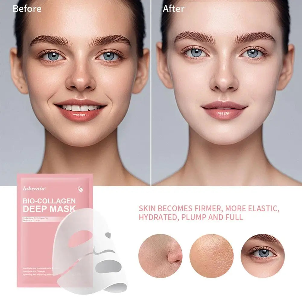 Bio Collagen Real Deep Hydrogel Face Mask – Anti-Wrinkle Overnight Sleeping Mask