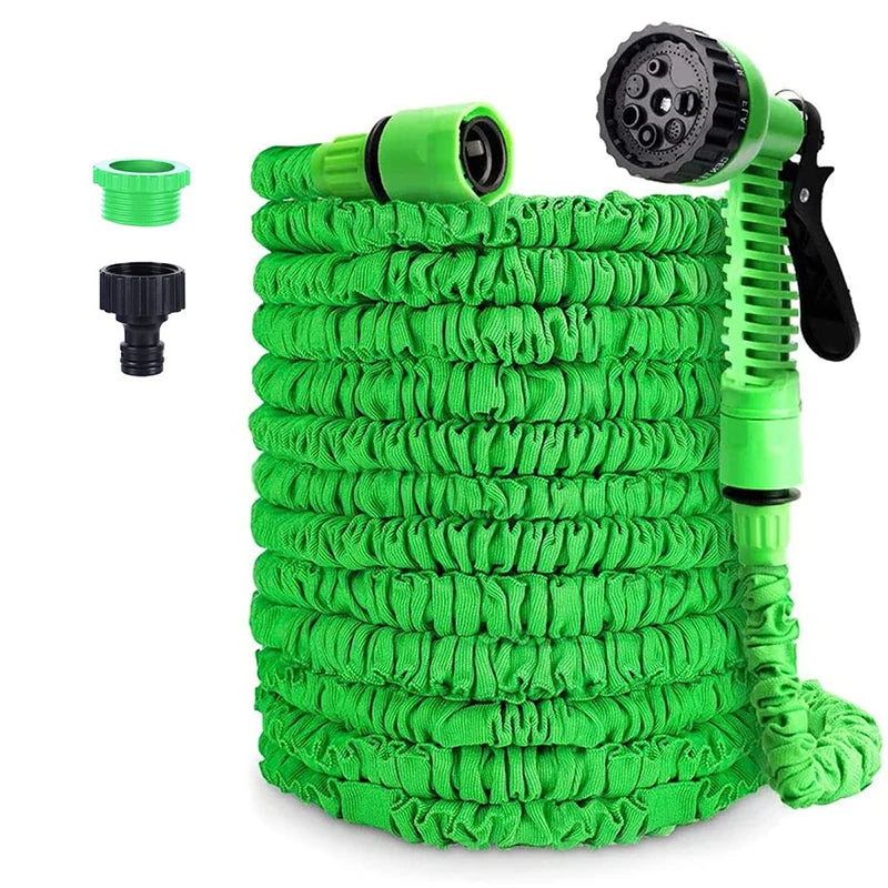 Expandable Garden Hose 25FT-200FT with High-Pressure Spray Nozzle