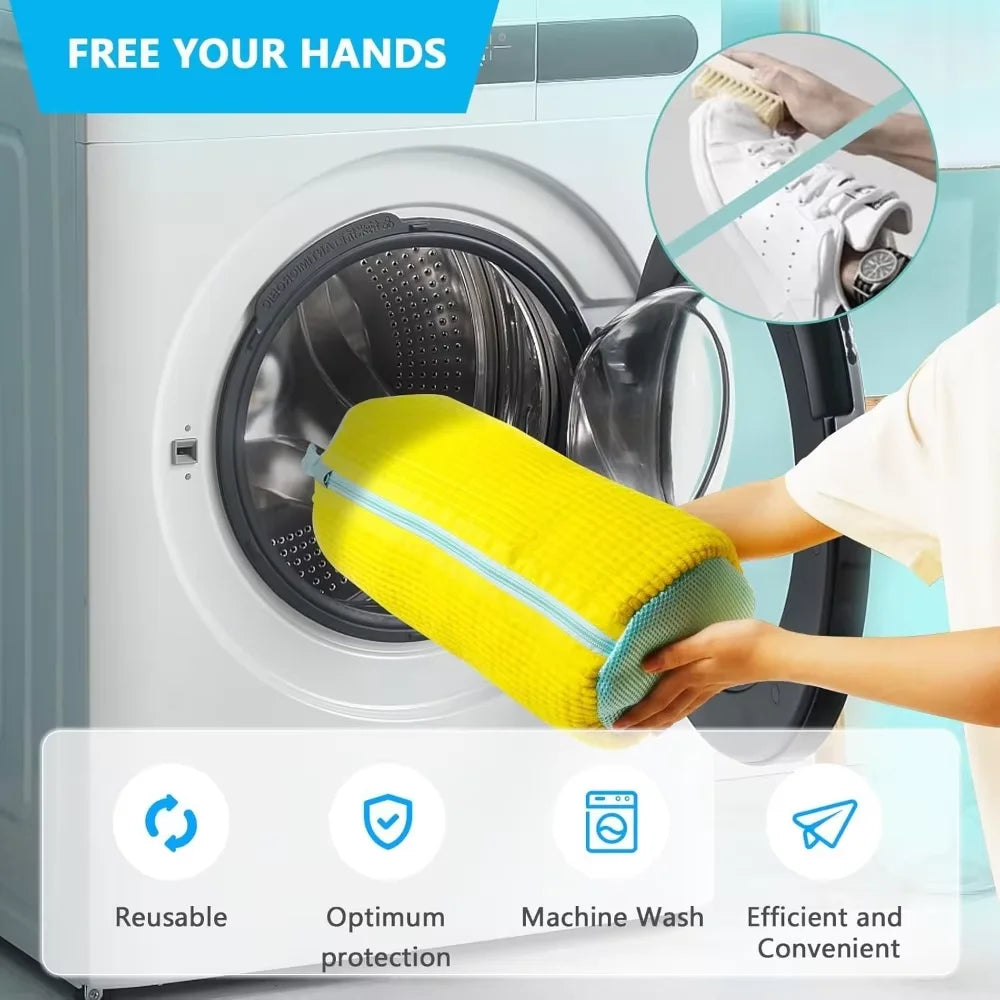 Shoe Washing Bag — Mesh Laundry Bag for Washer & Dryer (3 Colors)