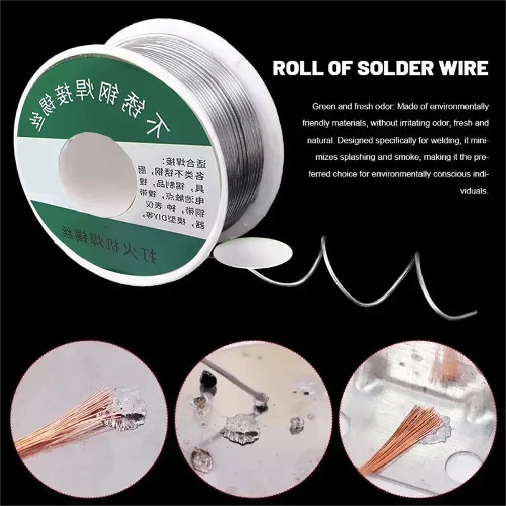 Rosin Core Soldering Wire — No-Clean Flux 2.0% | 0.8mm & 1.0mm