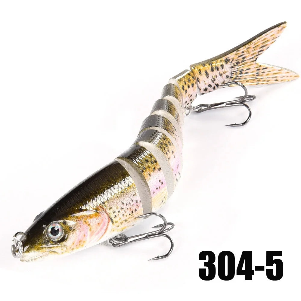 Multi-Jointed Swimbait Fishing Lure – Slow Sinking Bionic Crank Bait for Bass & Trout
