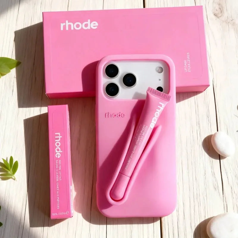 Lemontini Lip Gloss Phone Case | Silicone Cover for iPhone 11–17 Series