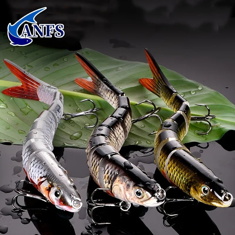 Multi-Jointed Swimbait Fishing Lure – Slow Sinking Bionic Crank Bait for Bass & Trout