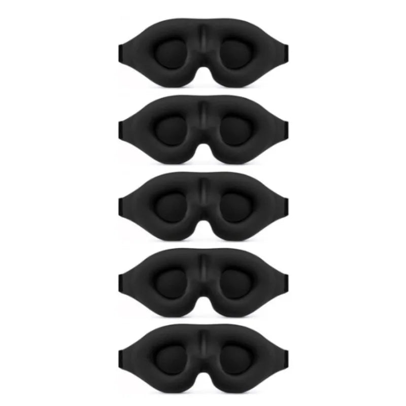 3D Sleep Mask – Contoured Cup Blindfold | Block Out Light for Women & Men