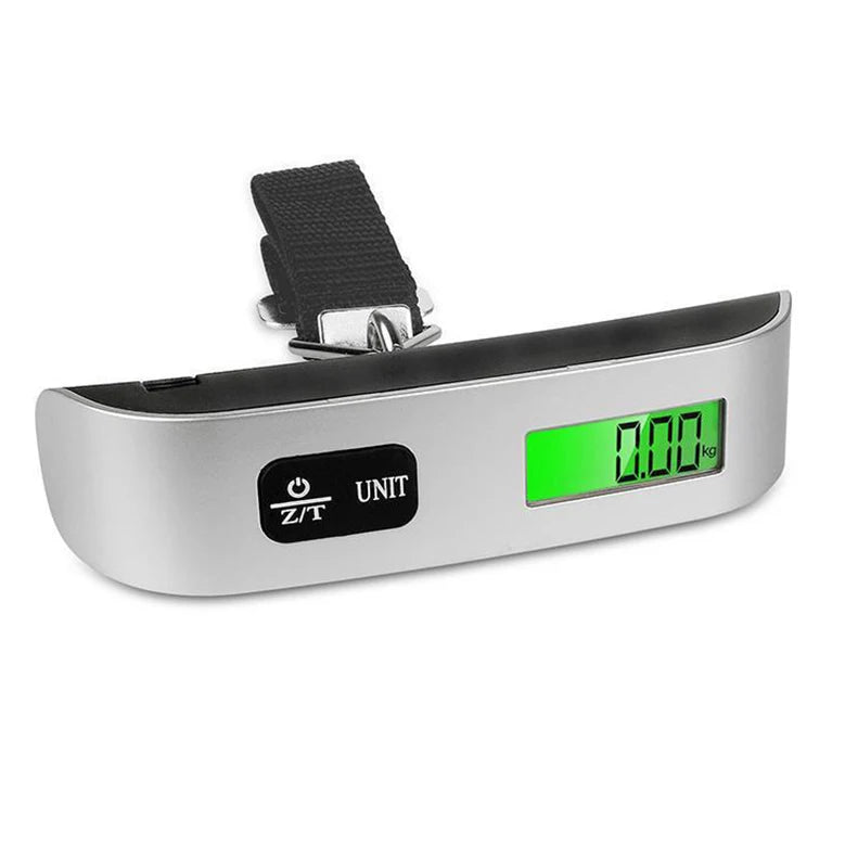 Digital Luggage Scale — LCD Display, 110lb/50kg Capacity (2 Styles)