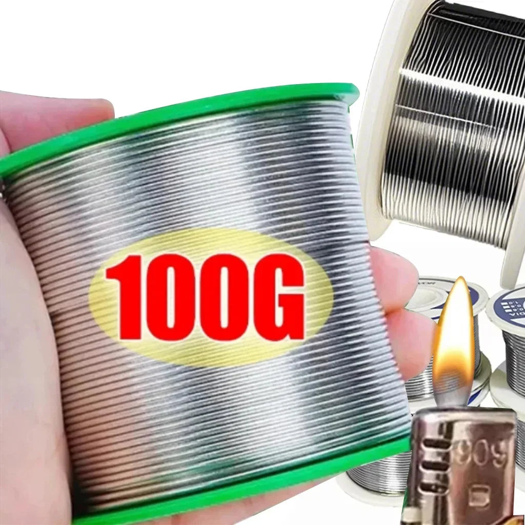 Rosin Core Soldering Wire — No-Clean Flux 2.0% | 0.8mm & 1.0mm