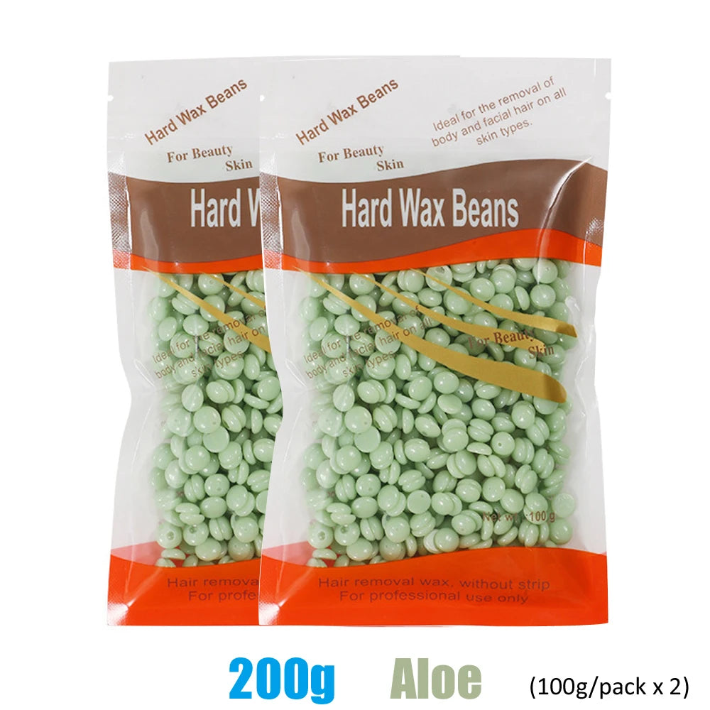 Hard Wax Beans for Hair Removal – Brazilian & Body Waxing (50g/200g/500g)