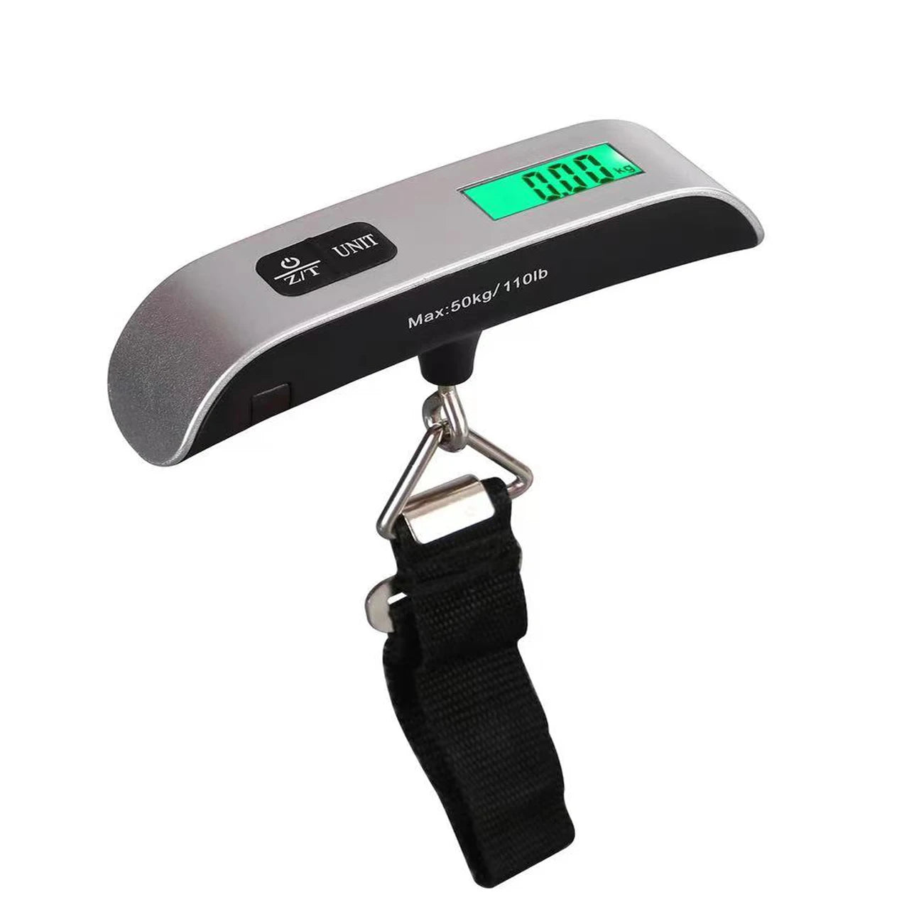 Digital Luggage Scale — LCD Display, 110lb/50kg Capacity (2 Styles)
