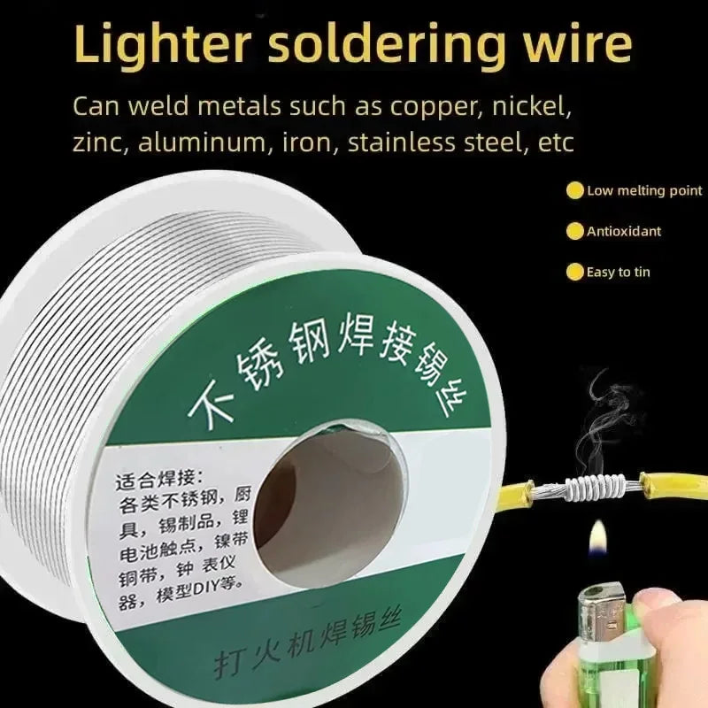 Rosin Core Soldering Wire — No-Clean Flux 2.0% | 0.8mm & 1.0mm