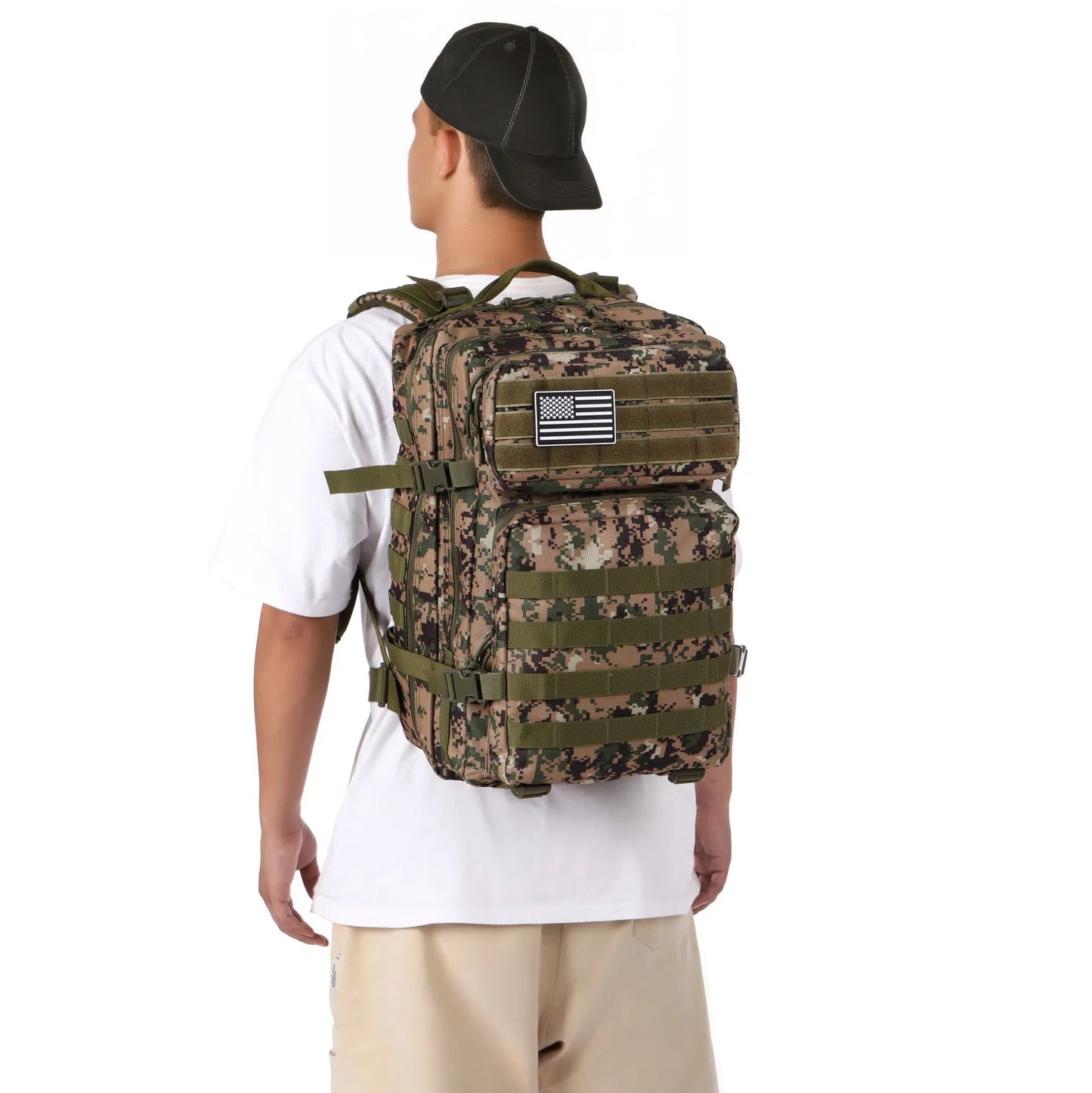 25L/50L Tactical Molle Backpack – Outdoor Hiking, Camping & Trekking Bag