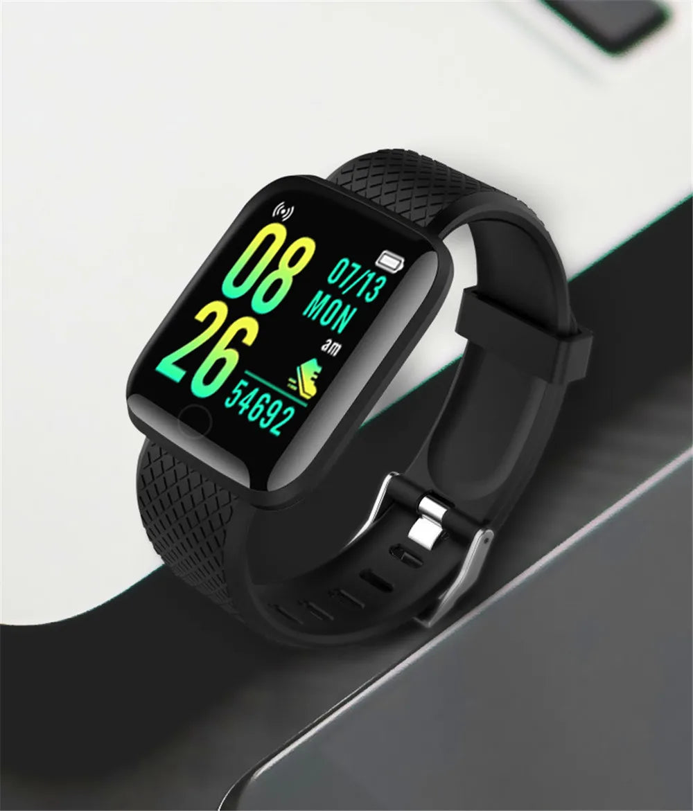 Smart Fitness Watch – Y68 & 116Plus | Heart Rate, Sleep & Message Tracker