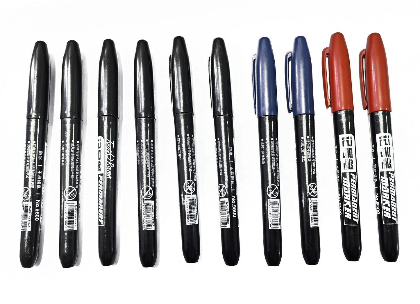 6 PCS Permanent Marker Pens – Waterproof Manga Drawing Markers for Art & School