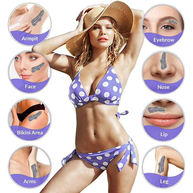 Hard Wax Beans for Hair Removal – Brazilian & Body Waxing (50g/200g/500g)