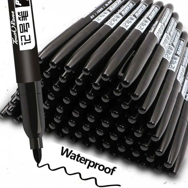 6 PCS Permanent Marker Pens – Waterproof Manga Drawing Markers for Art & School
