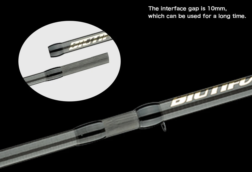 BIUTIFU Carbon Fishing Rod – Ultralight Spinning & Casting Lure Rod