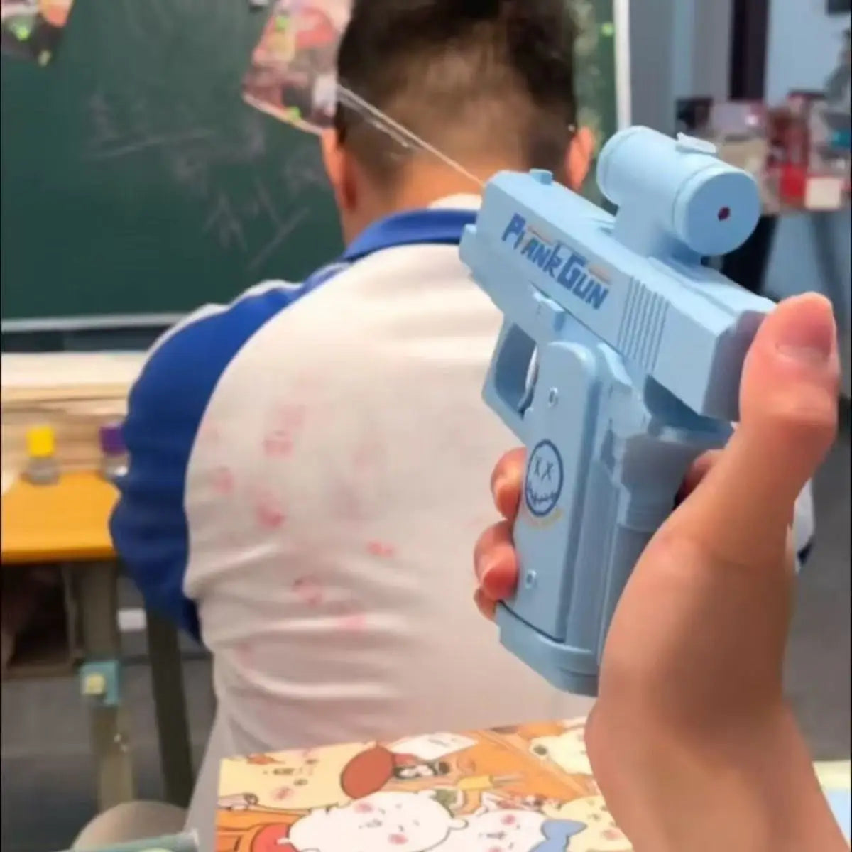 Double-Sided Reverse Water Gun – Summer Prank Toy for Kids & Adults