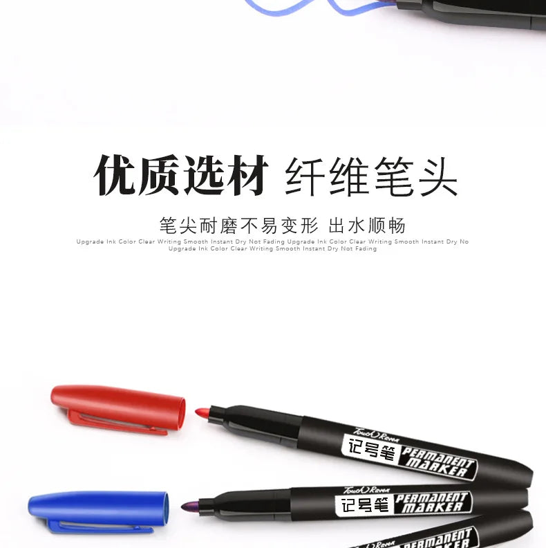 6 PCS Permanent Marker Pens – Waterproof Manga Drawing Markers for Art & School